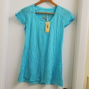 New with tags Da-Nang blue short sleeves  tee size S